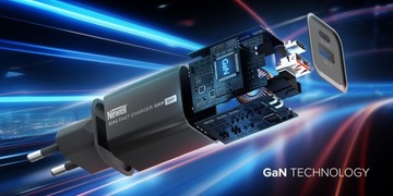 Сетевое зарядное устройство Newell GaN 33 Вт, порт USB типа A и разъем USB-C