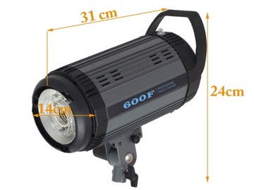 СТУДИЙНАЯ ЛАМПА 600Ws 1/32 GN73 5500K BOWENS патрон