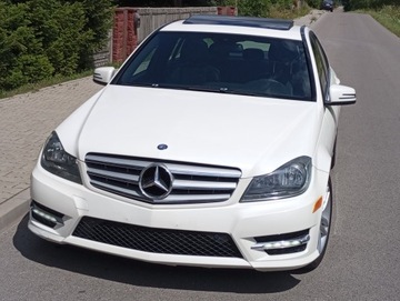 Mercedes Klasa C W205 2013 Automat Biała Perła Skóra Kamera Pakiet AMG Lift, zdjęcie 19
