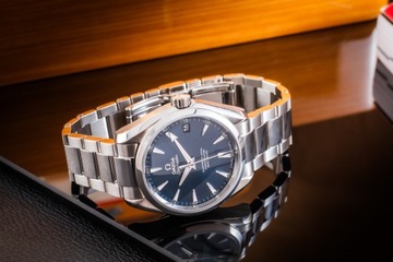 OMEGA SEAMASTER AQUA TERRA CO-AXIAL COSC 38,5MM+PASEK/BOX