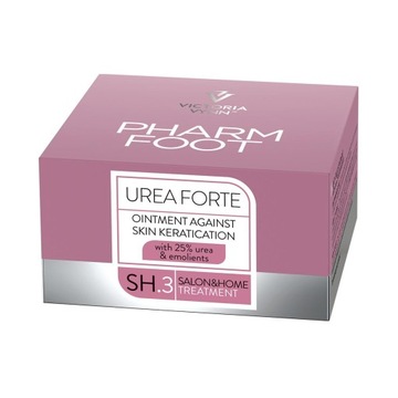 PHARM FOOT UREA FORTE МАЗЬ ПРОТИВ ПОЗВОНОЧНИКОВ 25% мочевина и смягчающие средства