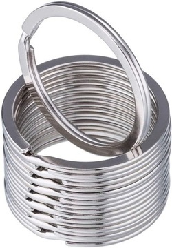KÓŁKO DO KLUCZY 30 MM BAZA BRELOK PŁASKIE KÓŁKA BAZY DO BRELOKA 10 SZTUK