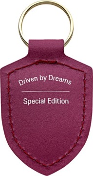 БРЕЛОК С ЭМБЛЕМОЙ PORSCHE, 75 ЛЕТ - РУБИНОВАЯ ЗВЕЗДА