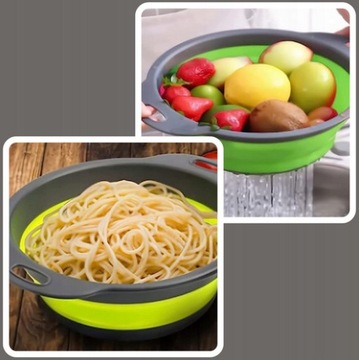 СКЛАДНОЙ СИЛИКОНОВЫЙ ДУРШРУГ, СИТНО, ДУРШРУГ, КАПЕЛЬНИЦА С РУЧКАМИ, ВМЕСТИМОСТЬ 1955 ГОДА