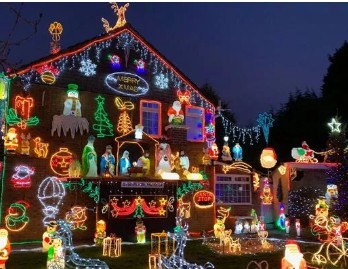 ПОДВЕСНАЯ СВЕТОДИОДНАЯ ЗВЕЗДА ТЕПЛЫЙ БЕЛЫЙ ОТДЕЛКА