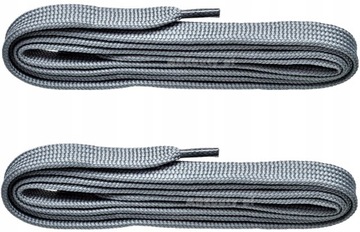 SZARE PŁASKIE 7 MM SZNUROWADŁA DO TENISÓWEK 120 cm