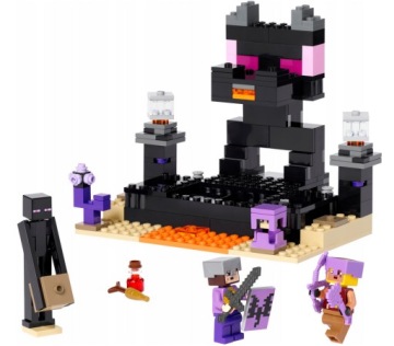 КОМПЛЕКТ LEGO BLOCKS MINECRAFT ARENA ENDU ENDERMAN END DRAGON END 252 EL