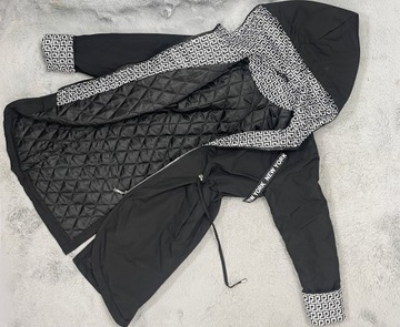 NEW YORK PRZEJŚCIOWA DAMSKA PARKA KURTKA Z KAPTUREM 5XL