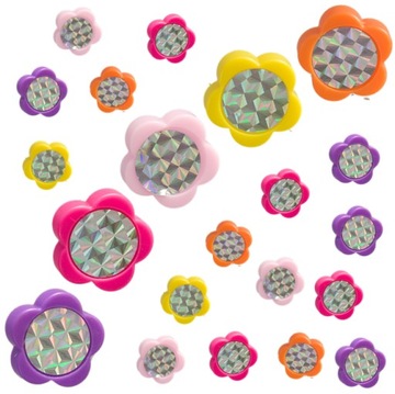 KORALIKI ODBLASKI NA SZPRYCHY KOLOROWE 12 SZTUK