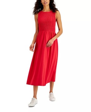 Tommy Hilfiger dámske šaty Smocked červené XS