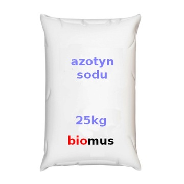 AZOTYN SODU czysty NITRYT 25kg BIOMUS