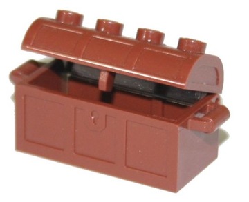 Lego 4738 skrzynia kufer brązowy