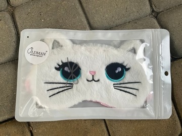 МАСКА ДЛЯ СНЯТИЯ ДЛЯ ГЛАЗ РАССЛАБЛЕНИЕ OLDMAN PLUSH CAT НА Резинке