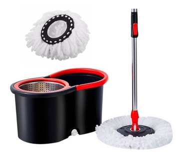 MOP obrotowy ROTACYJNY 360 SPIN TURBO 3w1 NAKŁADKI