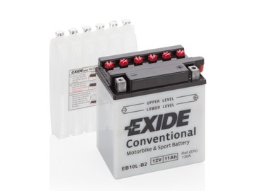 Motocyklowy akumulator 11 Ah EXIDE EB10L-B2