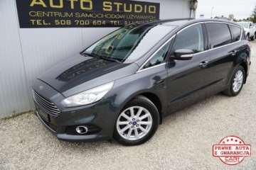 Ford S-Max II Van 2.0 TDCi 180KM 2018 Ford S-Max NawigacjaElektryczna KlapaAsystentyGrzane FoteleTempomatLadny