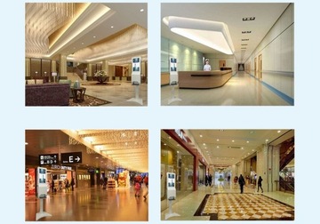 Рекламная станция + дезинфекция рук + измерение температуры.