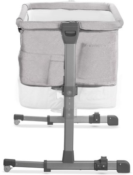 KINDERKRAFT NESTE UP GREY LIGHT MELANGE приставная кровать