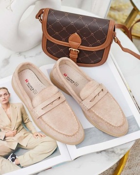 СВЕТЛО-КОРИЧНЕВЫЕ ЖЕНСКИЕ МОКАСИНЫ RIMETT 39