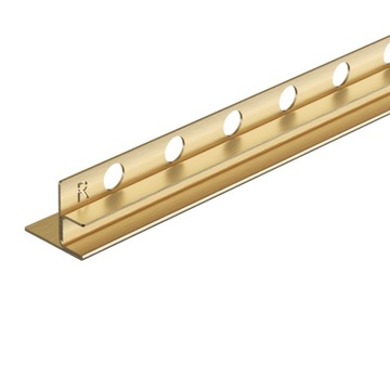 Listwa spadkowa do szkła lewa 120 cm złota
