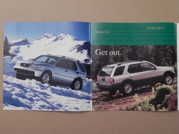 Prospekt - HONDA - CIVIC / ACCORD / ODYSSEY / PASSPORT - USA - 2002 r
