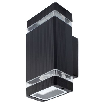 Lampa elewacyjna LED kinkiet ogrodowy + żarówki 9W