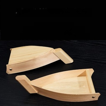 DREWNIANY JAPOŃSKI TALERZ SASHIMI W ŁODZI SUSHI