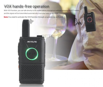 Радиостанции PMR Retevis RT618U 2xPTT для гидов