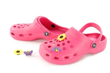 AMERICAN S2892 CLOGS PIANKOWE KLAPKI RÓŻ R.34
