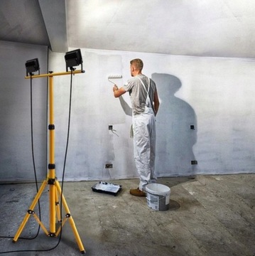 Галогенный светодиодный прожектор-штатив 2x50 Вт Светодиодная подставка + кабель + вилка