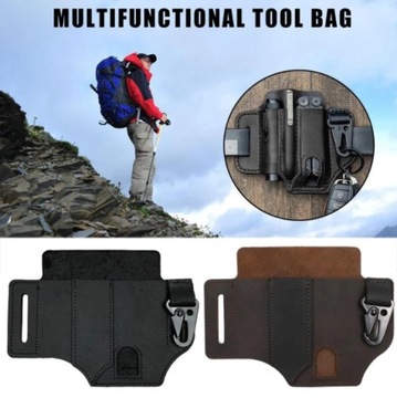 Черная уличная сумка для многофункционального инструмента-органайзера EDC