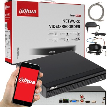 REJESTRATOR CYFROWY IP DAHUA NA 8 KAMER APLIKACJA NVR4108HS-4KS2/L