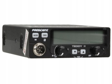 CB RADIO PRESIDENT TEDDY II 2 ASC VOX 12 В ПАЯНАЯ ВИЛКА ПРИЖИГАЛИ X6Y