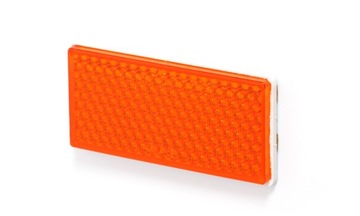 odblask prostokątny pomarańczowy 105x48mm