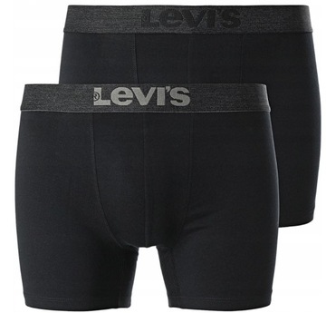 LEVI'S bawełniane bokserki męskie 2 pak S