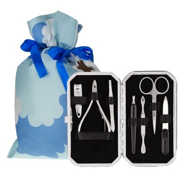 INTERVION ZESTAW DO MANICURE PAZNOKCI DAMSKI MĘSKI UNISEX PREZENT