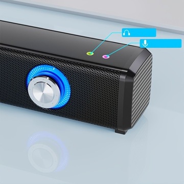 Компактные компьютерные колонки с питанием от USB и разъемом Aux 3,5 мм — Plug & Play Mini