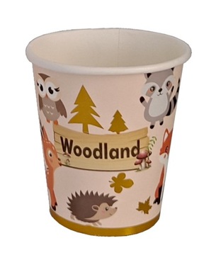 БУМАЖНЫЕ СТАКАНКИ WOODLAND 220МЛ 6ШТ.
