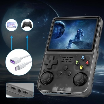 MINI PLUS PS1 PRZENOŚNA MINI KONSOLA RETRO 21000 GIER Z EKRANEM 32+128G