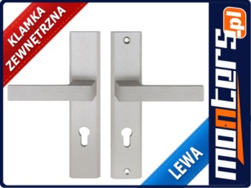 Защитная дверная ручка TOTAL INOX LEFT 92 мм