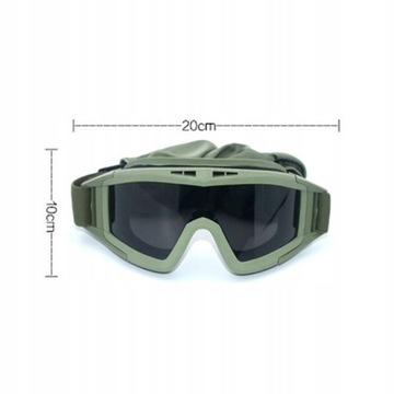 OKULARY TAKTYCZNE 4005512560758WOJSKOWE ASG