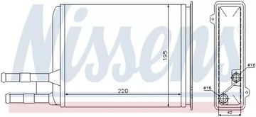 NISSENS RADIÁTOR JUMPER DUCATO BOXER 94-