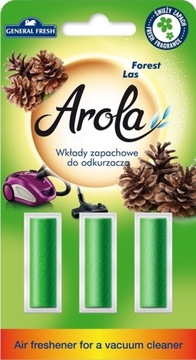 Arola Wkłady zapachowe do odkurzacza Las 3 szt.