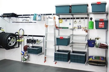 KENOVO полка с накладной планкой для подвала