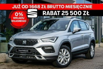 Seat Ateca SUV Facelifting 1.5 EcoTSI 150KM 2026 Seat Ateca Style 1.5 TSI 150 KM DSG Dostępny od