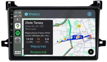 Toyota Prius 2015-2023 Nejnovější Android Rádio Navigace Mapy Carplay