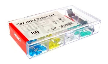 Komplet bezpieczników MINI od 5 do 30A + chwytak