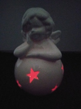 Керамическое светодиодное украшение в виде ангела