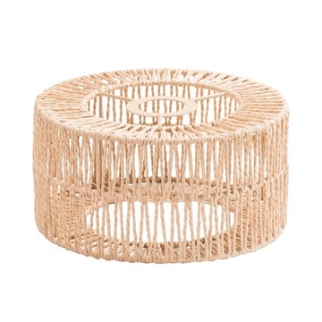 Abażur ze sznurka papierowego Żyrandol Klosz lampy Boho Klosz Lampa wisząca mała