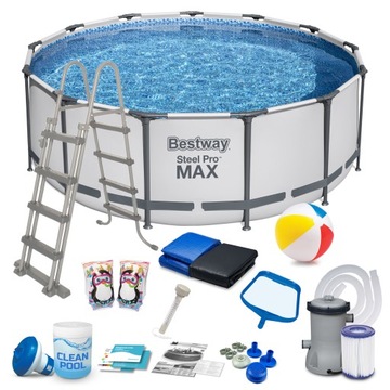 BASEN OGRODOWY STELAŻOWY 396x122cm BESTWAY 18w1